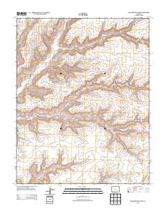 Greasewood Canyon 2013 topographic map thumbnail