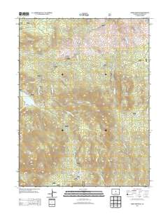 Green Mountain 2013 topographic map thumbnail