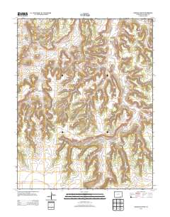Icehouse Canyon 2013 topographic map thumbnail