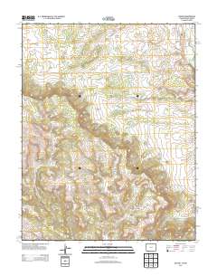 Ignacio 2013 topographic map thumbnail