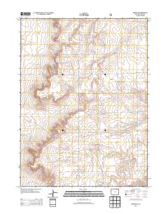 Grover NE 2013 topographic map thumbnail