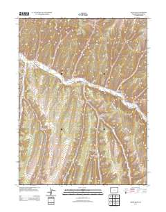 Jessup Gulch 2013 topographic map thumbnail
