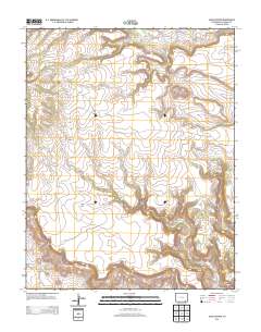 Jesus Canyon 2013 topographic map thumbnail