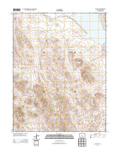 Guffey NW 2013 topographic map thumbnail