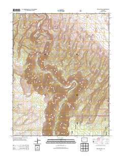 Joe Davis Hill 2013 topographic map thumbnail