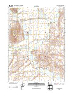 Delaney Butte 2013 topographic map thumbnail