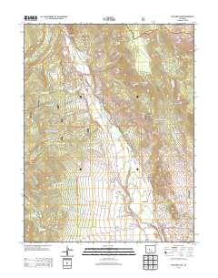 Harvard Lakes 2013 topographic map thumbnail