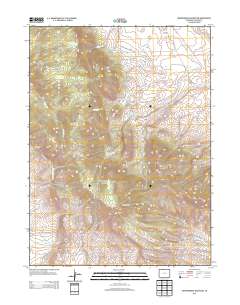 Independence Mountain 2013 topographic map thumbnail