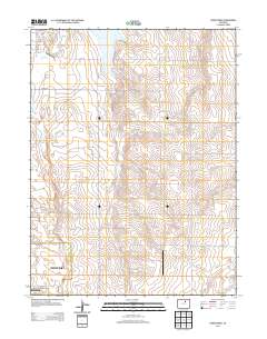 Horse Creek 2013 topographic map thumbnail