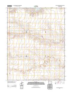 Horse Creek Springs 2013 topographic map thumbnail