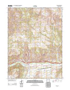 Gypsum 2013 topographic map thumbnail