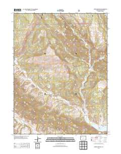 Horse Mountain 2013 topographic map thumbnail