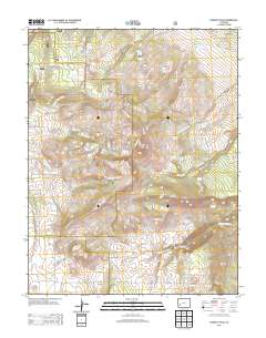Horsefly Peak 2013 topographic map thumbnail