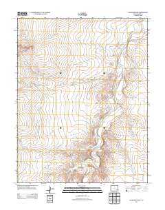 Hackamore Ranch 2013 topographic map thumbnail