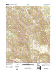 Gribble Mountain 2013 topographic map thumbnail