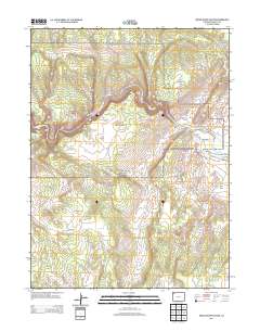 Indian Water Canyon 2013 topographic map thumbnail