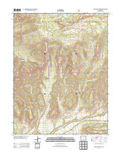 Hawxhurst Creek 2013 topographic map thumbnail