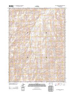 East Timberlake Creek 2013 topographic map thumbnail