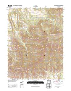 Housetop Mountain 2013 topographic map thumbnail