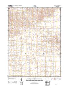 Marks Butte 2013 topographic map thumbnail
