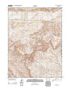 Mellen Hill 2013 topographic map thumbnail