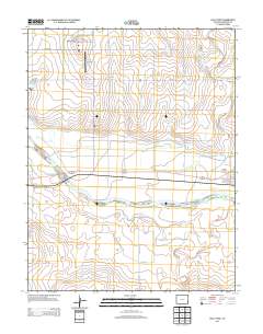 Holly West 2013 topographic map thumbnail