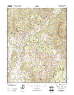 Jackson Mountain 2013 topographic map thumbnail