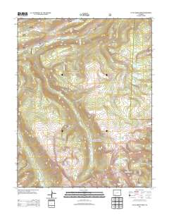 Knife Edge 2013 topographic map thumbnail