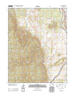 Larkspur 2013 topographic map thumbnail