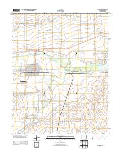 Las Animas 2013 topographic map thumbnail