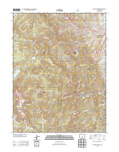 Manitou Springs 2013 topographic map thumbnail
