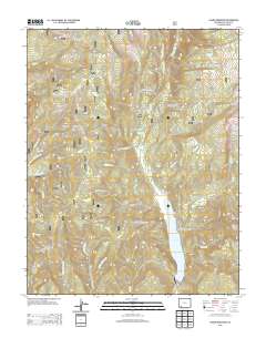 Lemon Reservoir 2013 topographic map thumbnail