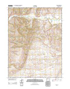 Milner 2013 topographic map thumbnail