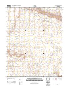 Lambing Spring 2013 topographic map thumbnail