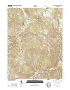 Matchless Mountain 2013 topographic map thumbnail