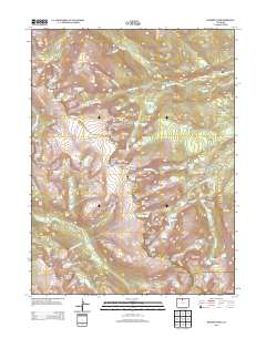 McHenrys Peak 2013 topographic map thumbnail
