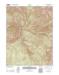 Marcellina Mountain 2013 topographic map thumbnail