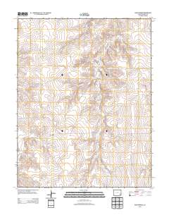 Hand Springs 2013 topographic map thumbnail