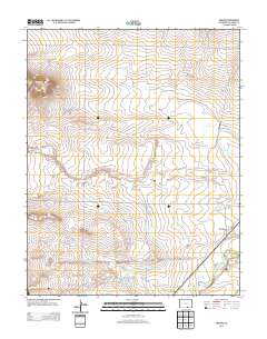 Hoehne 2013 topographic map thumbnail