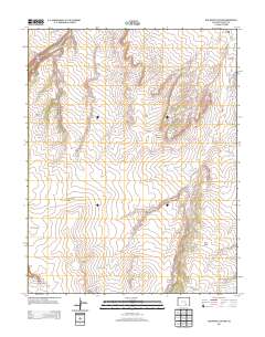 Hog Ranch Canyon 2013 topographic map thumbnail