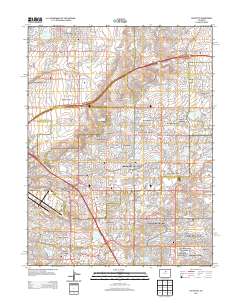 Lafayette 2013 topographic map thumbnail