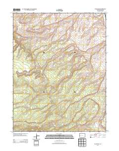 Island Mesa 2013 topographic map thumbnail
