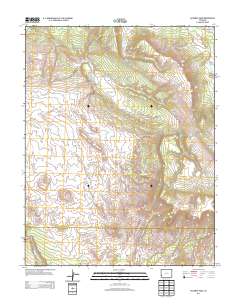 McKenna Peak 2013 topographic map thumbnail