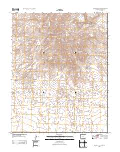 Mariano Wash East 2013 topographic map thumbnail