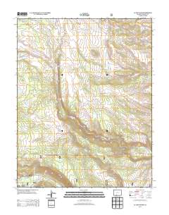 La Jara Canyon 2013 topographic map thumbnail