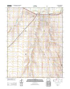 La Junta 2013 topographic map thumbnail