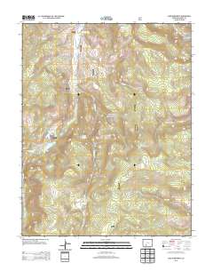 Lake Humphreys 2013 topographic map thumbnail