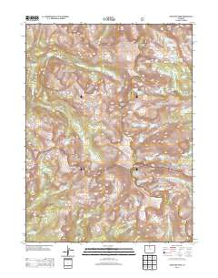 Isolation Peak 2013 topographic map thumbnail