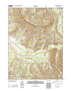 Jack Creek Ranch 2013 topographic map thumbnail