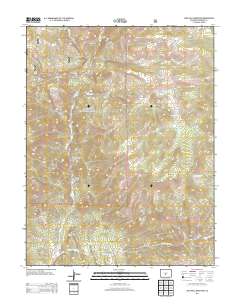 Jack Hall Mountain 2013 topographic map thumbnail